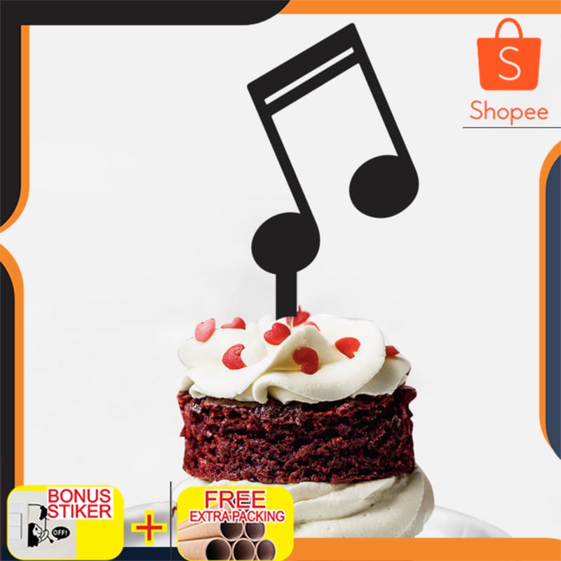 

Grosir Topper Cupcake Mini Acrylic-MUSIC | Hiasan Kue Kecil Mini cake Keren