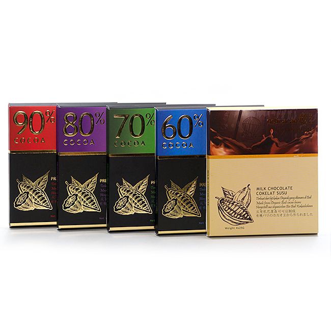 

DELICACAO 60%, 70%, 80% DAN 90% 100G