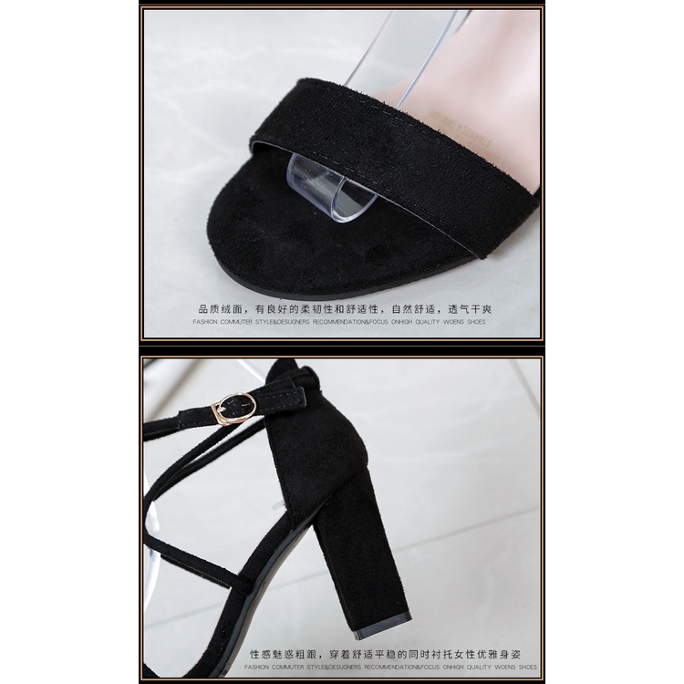 aid 0230, sepatu heels wanita impor fashion sandal hak tinggi wanita terkiniian cantik terpopular