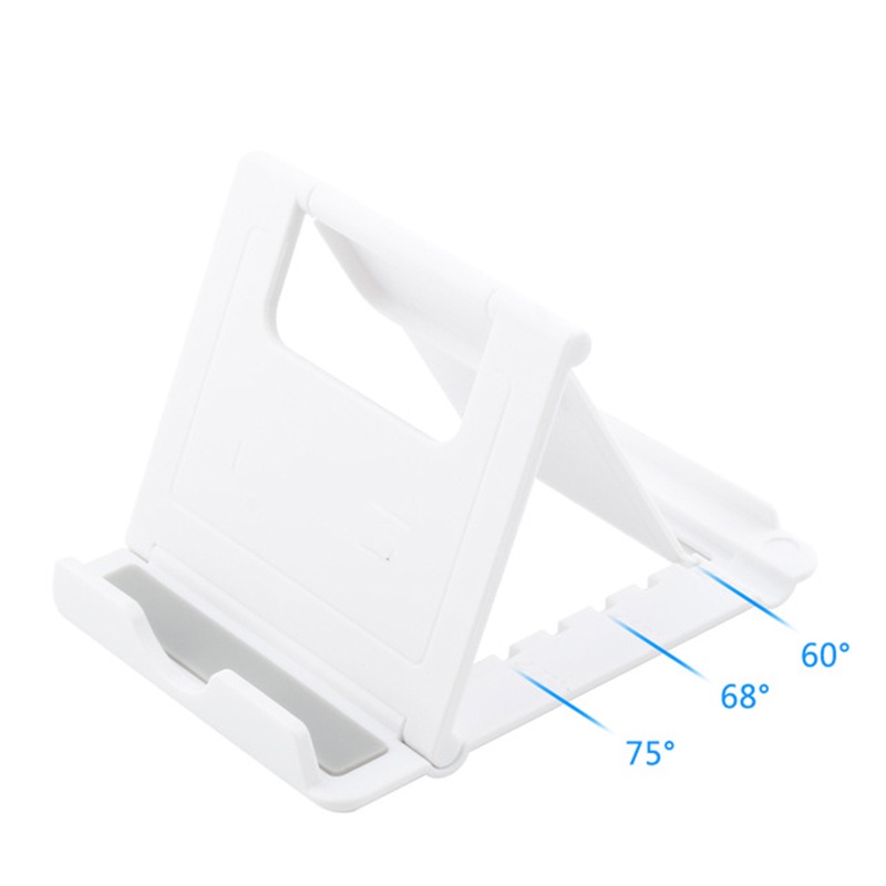 (Grosir) Stand Holder Ponsel / Tablet Universal Multi Sudut Adjustable Anti slip Bahan Plastik + Metal
