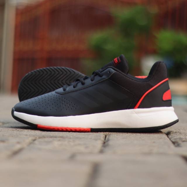 Original BNWB Sepatu Casual Adidas Basket Black Red White