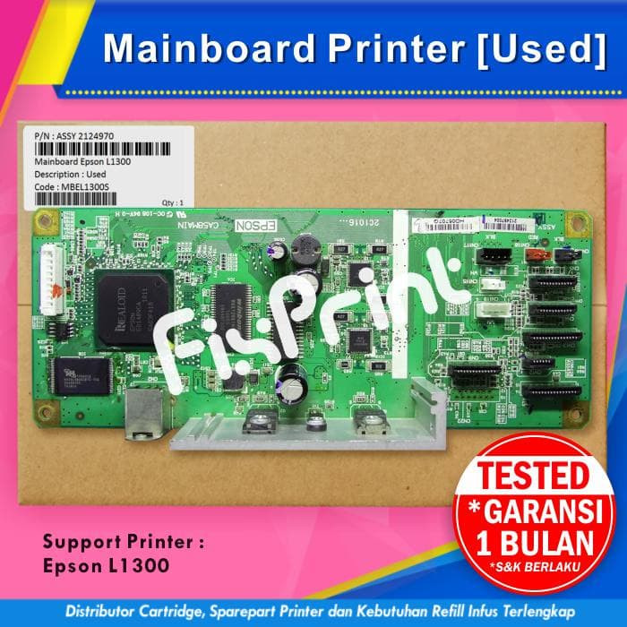 Mainboard Printer Epson L1300 L-1300- Motherboard Epson L1300 l1300 FPTS2057