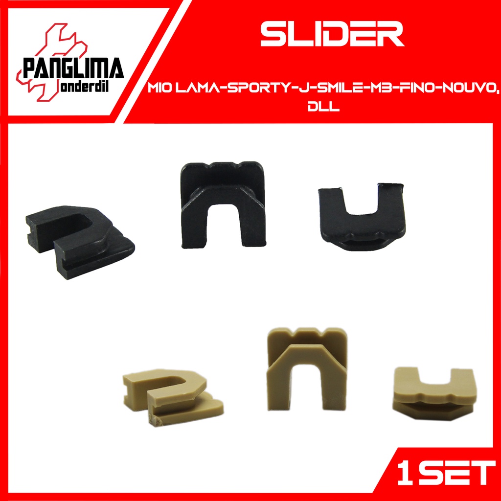 Slider Mio-Old-Sporty-Smile-J-Soul-M3-GT &amp; Fino &amp; X-Ride &amp; Nouvo Klip Slide Tutup Rumah Roller-Roler Set