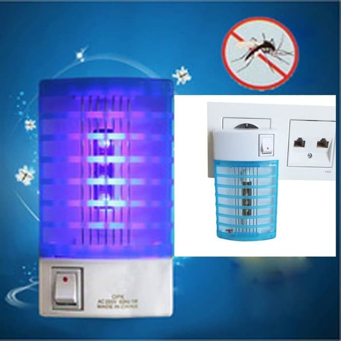 Lampu Nyamuk Led Blue Colok LIstrik / Lampu anti nyamuk / penghilang nyamuk