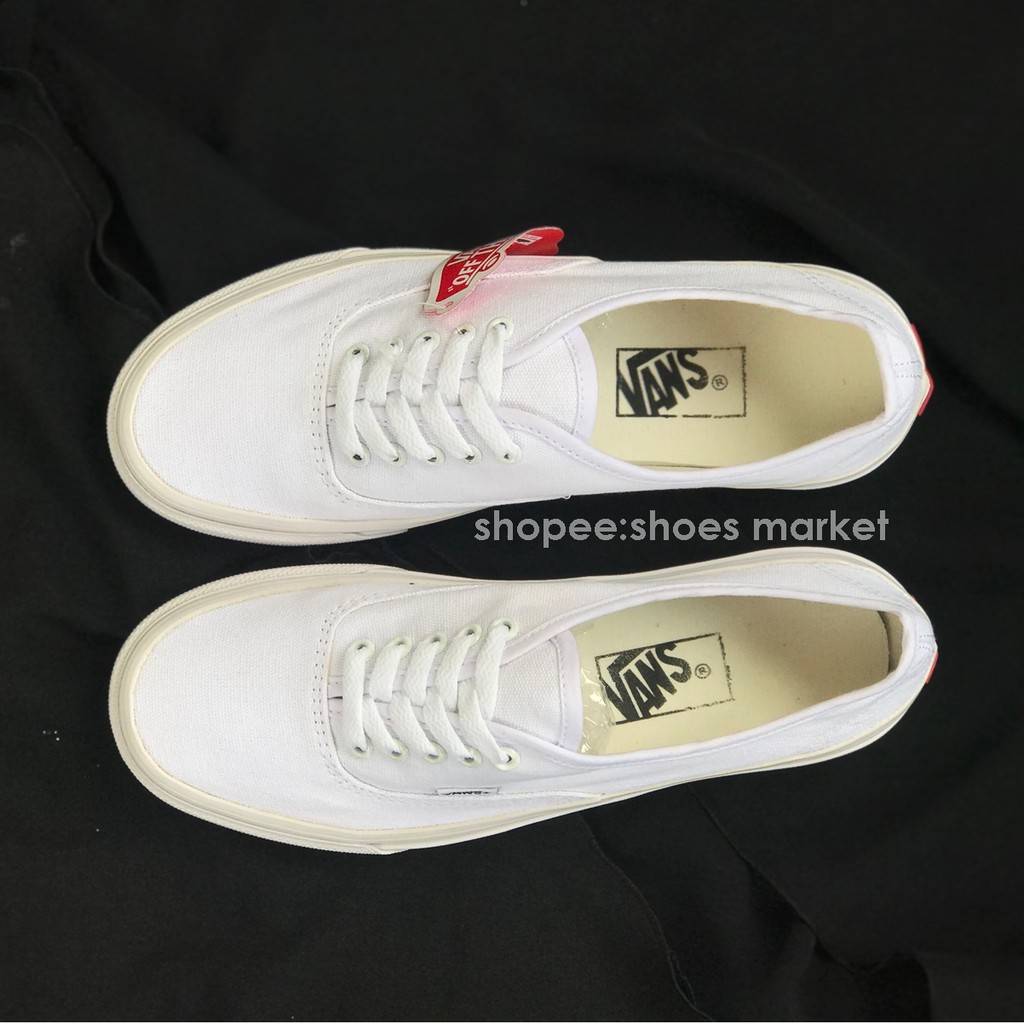 VANS AUTHENTIC ALL WHITE FULL PUTIH WAFFLE DT