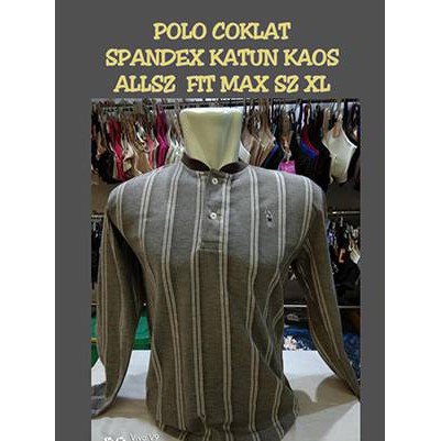KAOS POLO COKLAT