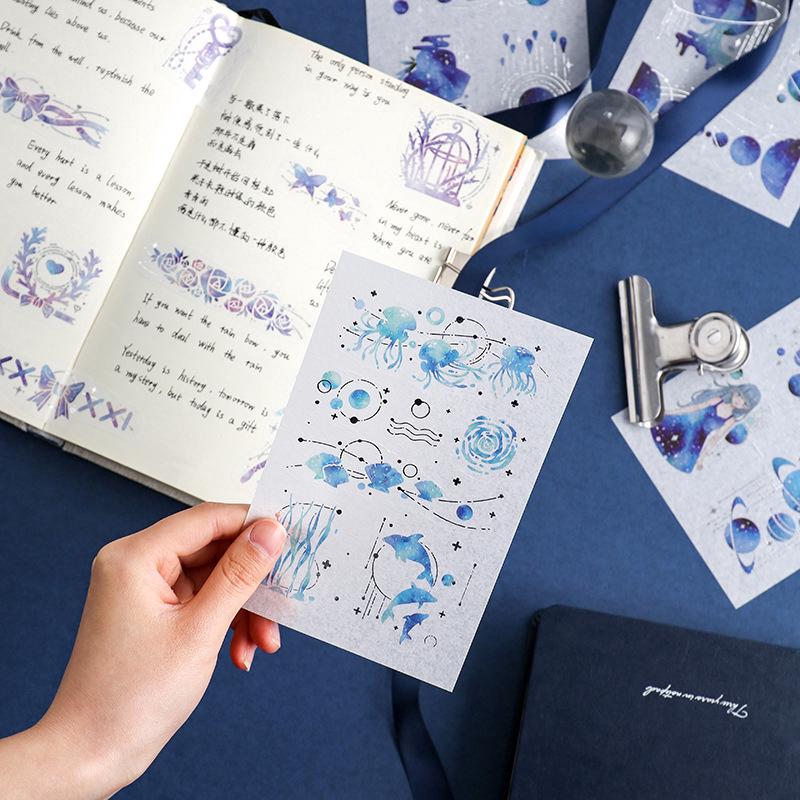 Stiker Kertas Bentuk Bintang untuk Dekorasi Scrapbook Stiker Kertas Bentuk Bintang untuk Dekorasi Scrapbook