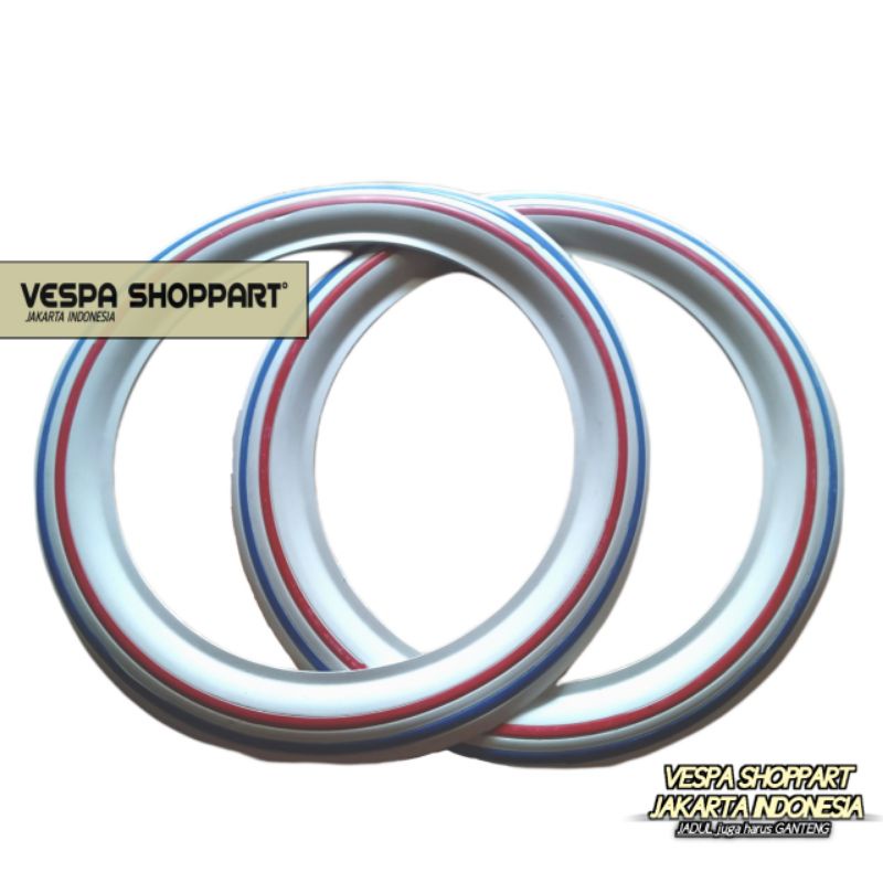 List Ban Warna Vespa Ring 8 - Lis ban polos vespa ring 8 - 2 Pcs