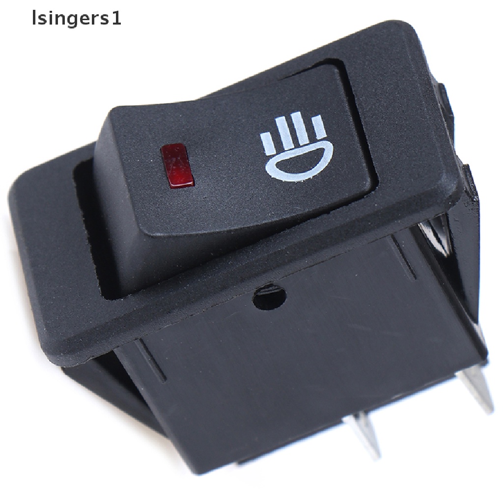 (lsingers1) Saklar Rocker Lampu Kabut LED 12V 35A 4-pin Untuk Dashboard Mobil