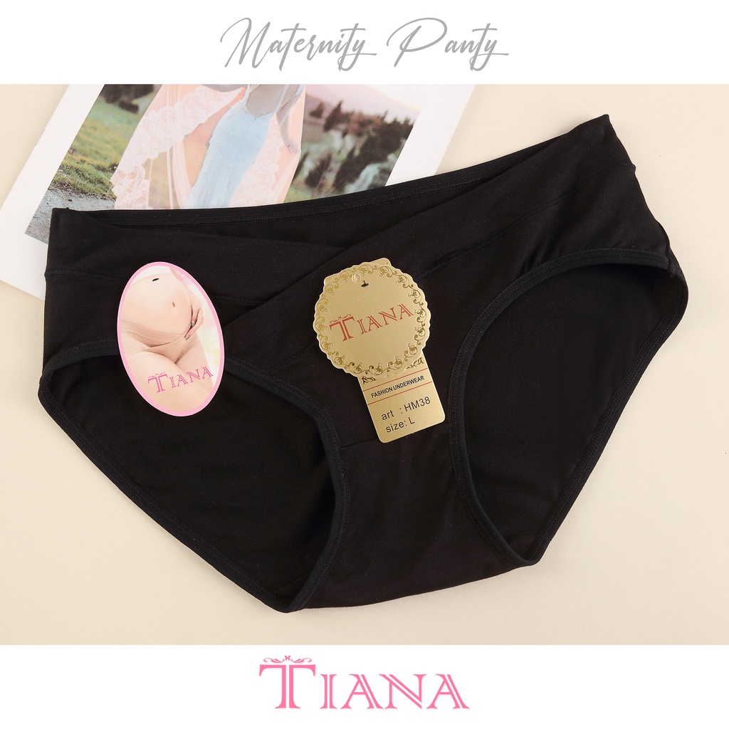 TIANA | Celana Dalam Hamil Hipster dibawah Perut Muat Kehamilan 0 - 9 Bulan / Maternity Panties / art TN HM38