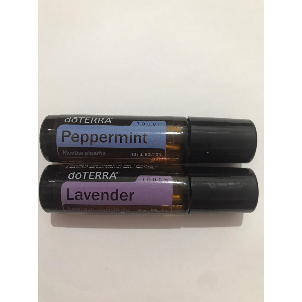 PAKET ROLL HEMAT DOTERRA LAVENDER + PEPPERMINT TOUCH lebih bagus dr YOUNG LIVING