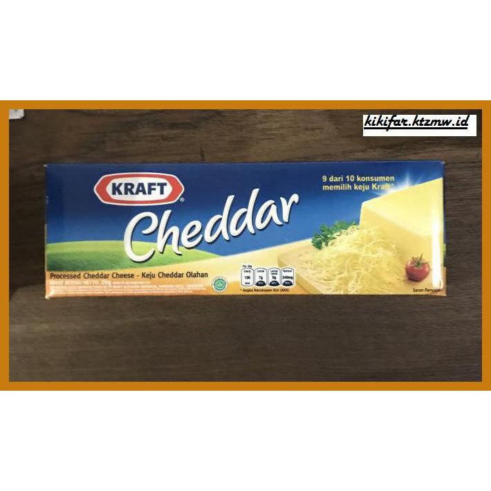 

Ujekujek- Keju Cheddar Kraft 2Kg -Original.