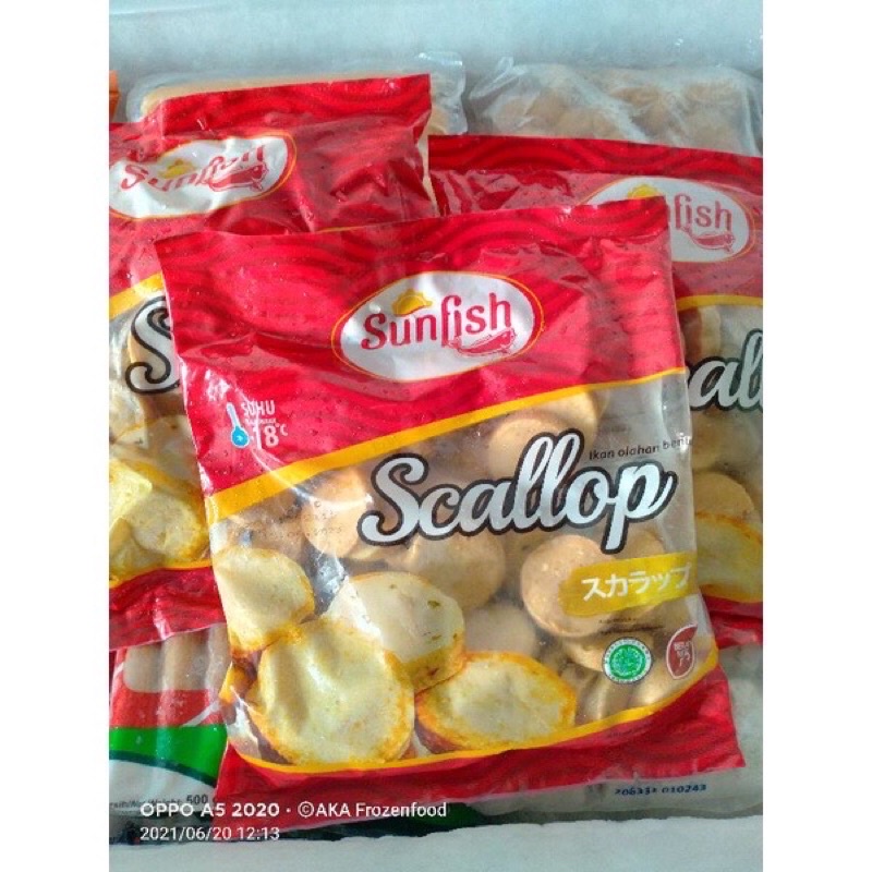 

Scallop Sunfish 500gr