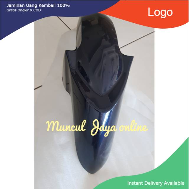 Slebor Spakbor Depan 
Blade 2008-2010 Hitam Biru Metalik
61100-KWB-920TBM AHM