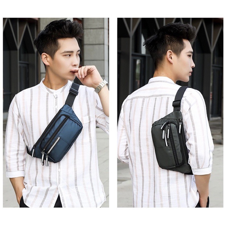 Waistbag Pria ORIGINAL Impor Waterproof Tas Slempang Slingbag Tas Dada tas pinggang unisex