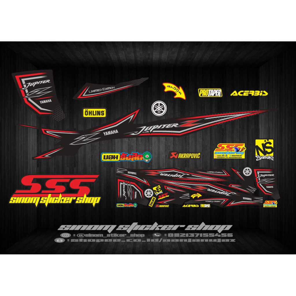 Striping Variasi Jupiter Z burhan Grafis v2