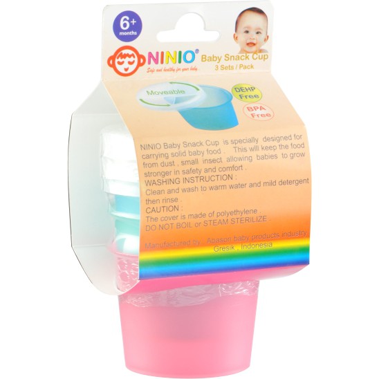 Ninio Tempat Snack (isi 3 pcs) (F321)