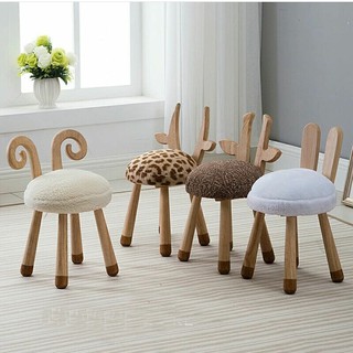 Kursi Mini Bentuk Domba Bahan Kayu Warna Polos Untuk Kursi Mini Bentuk Domba Bahan Kayu Warna Polos Untuk