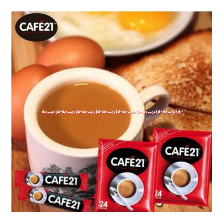 Cafe21 2in1 Instant Coffeemix Kopi Mix Instan Cafe21 Isi 25 Sachets