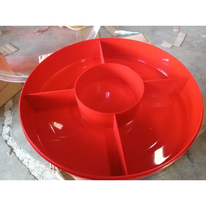 toples sekat 5 "NUAI" CANDY TRAY toples permen sekat toples mika kue kering