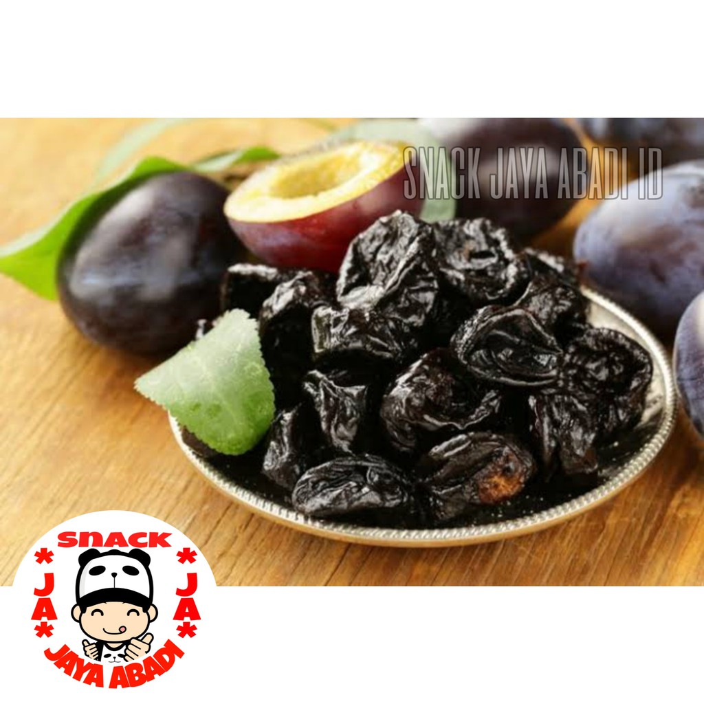 

Plum Kering Manisan Buah Plum / Dried Prune ( Prunes ) / Plum Hitam Tanpa Biji