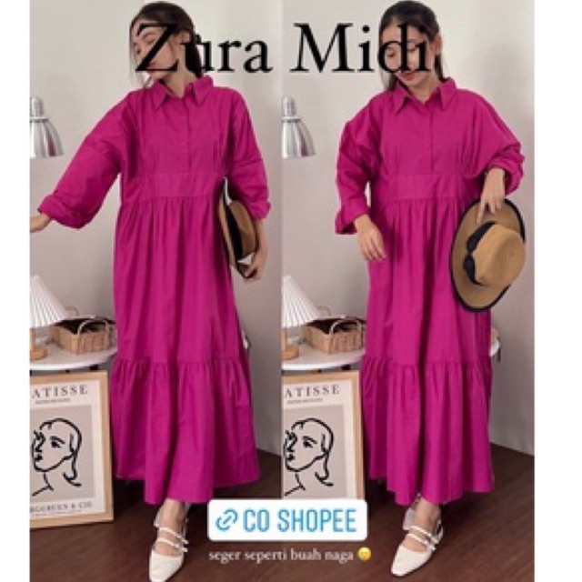 Zura midi dress