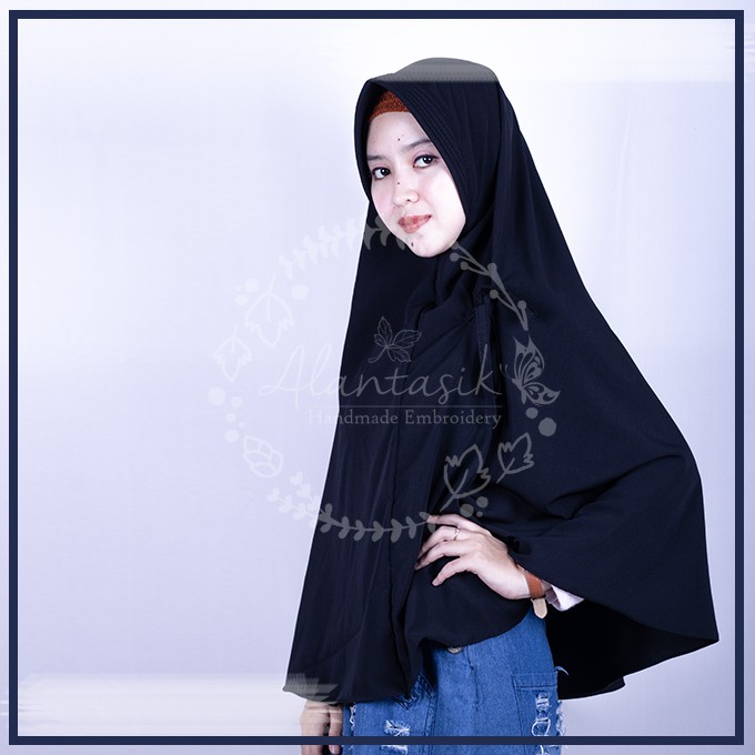 Alantasik - Pet antem jilbab aurora L  wolpeach  / jilbab  hijab wolfis jumbo R.25