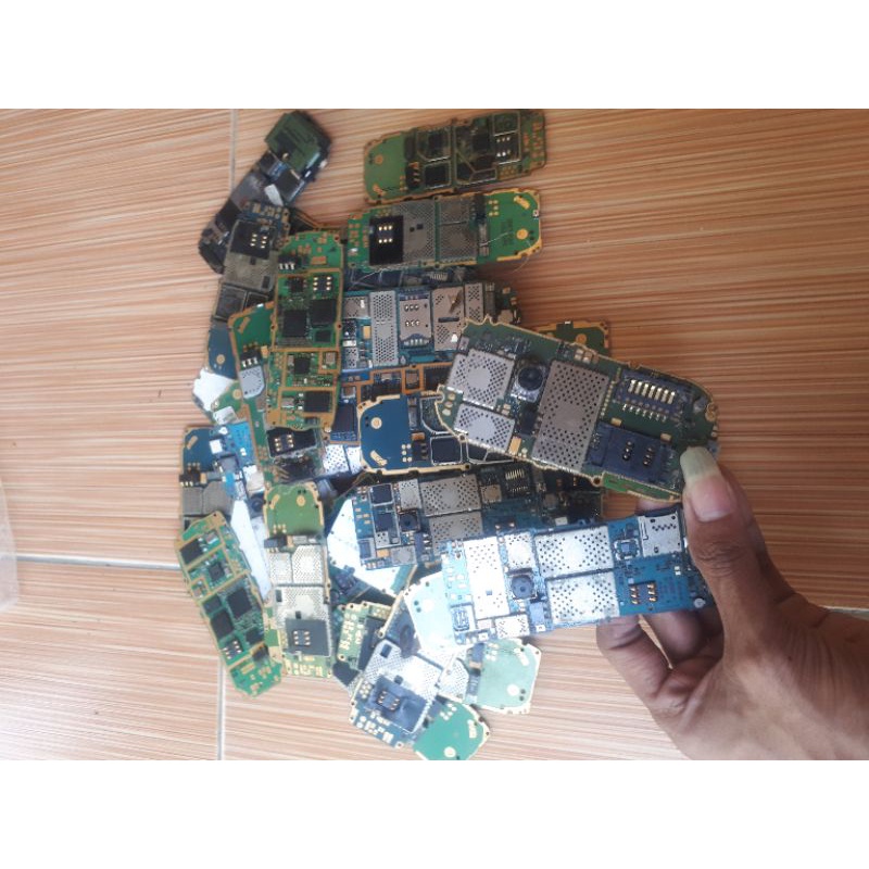 mesin pcb hp nokia list kuning ic komplit buat kanibal atau daur ulang