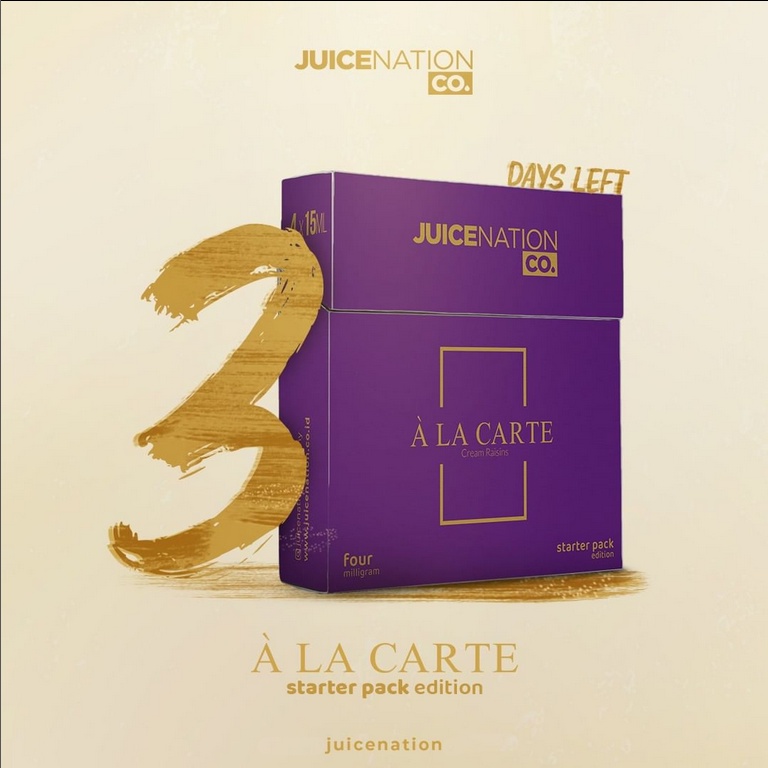 Jual Liquid A La Carte Starter Pack Edition 15mlx4 Alacarte Ungu Cream