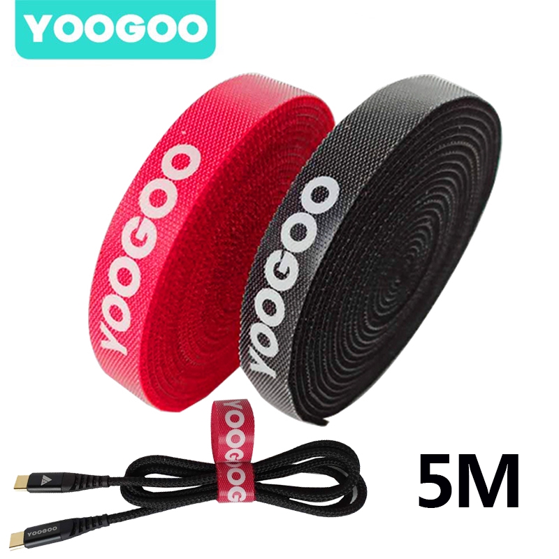 Ready Stock Velcro Pengikat Kabel Cable Organizer 5 Meter