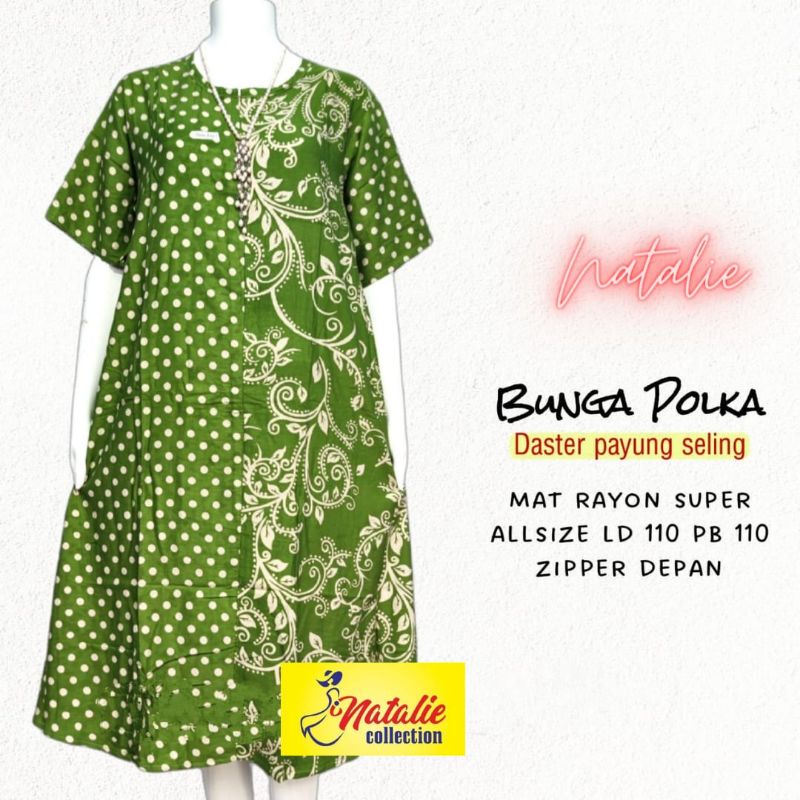 Goenzshop Daster Bunga Polka