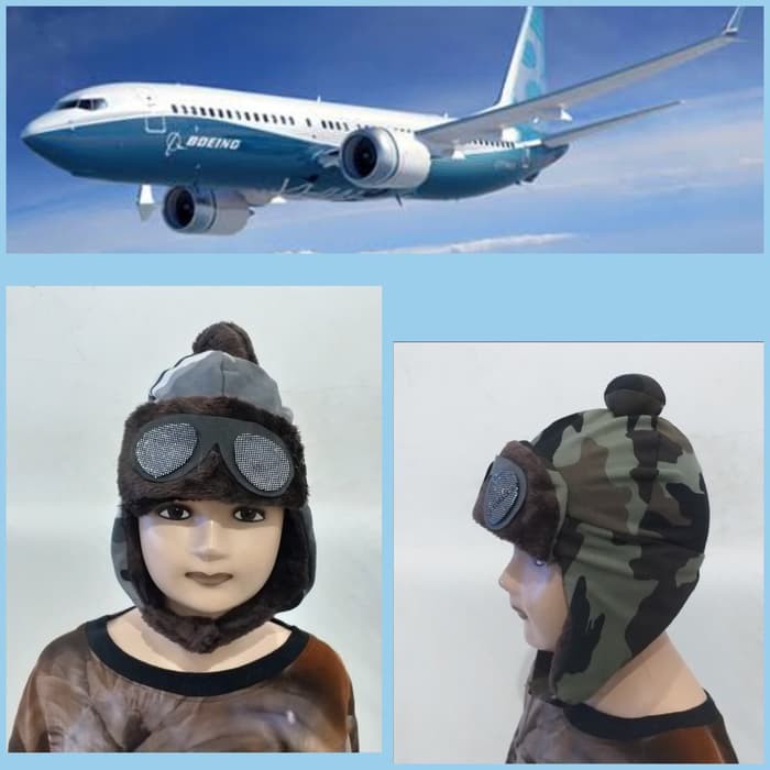 Topi PILOT Anak/Topi Mancing/Topi Ronda/Topi Gunung