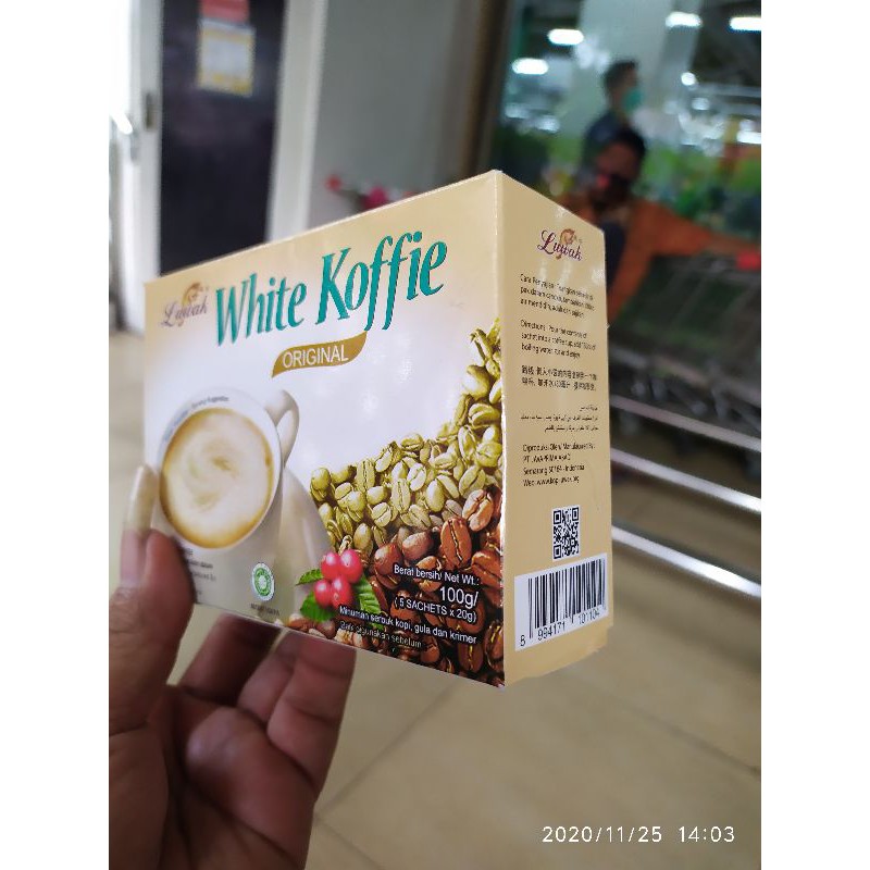 Luwak White Coffee Original 5's