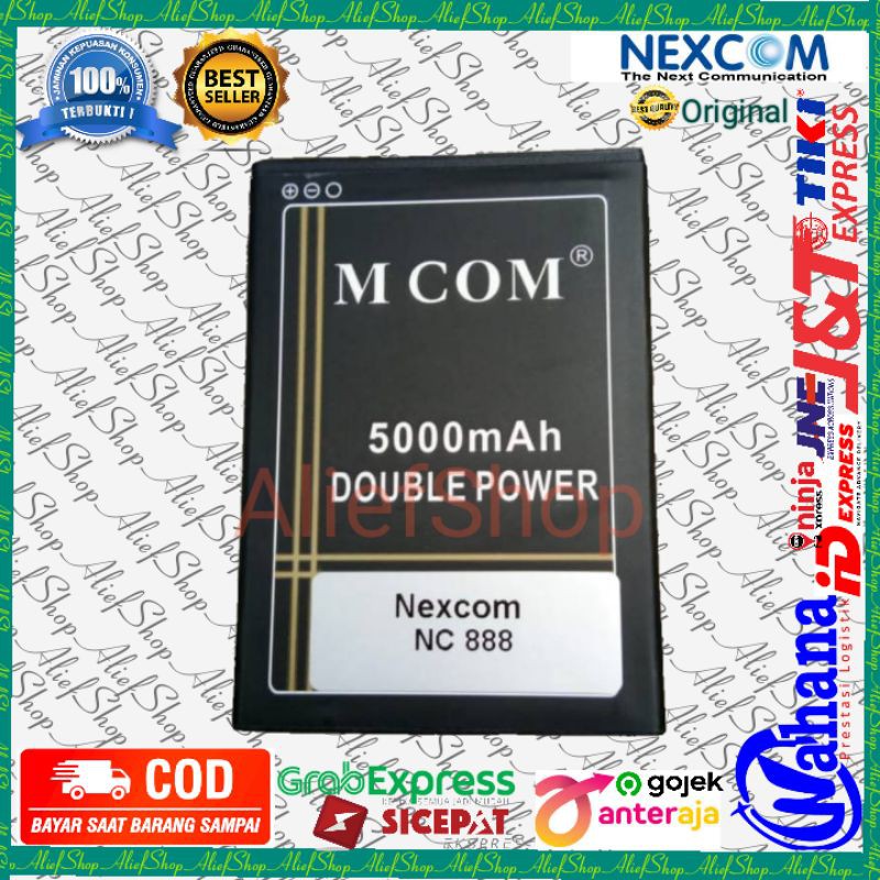 Batrai MCom for Nexcom NC 888 Batre Nex Com Nc888 Baterai Original