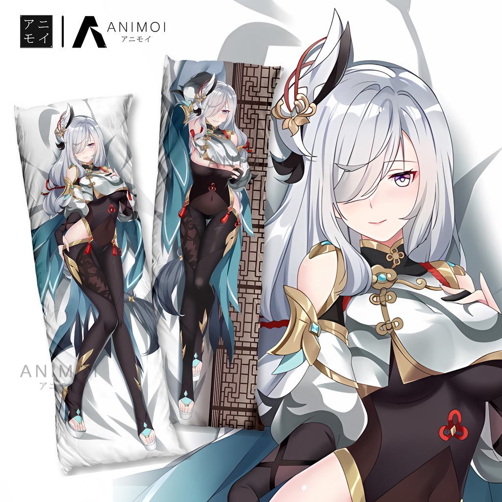 Sarung Bantal Dakimakura Anime Game || Genshin Impact | Shenhe