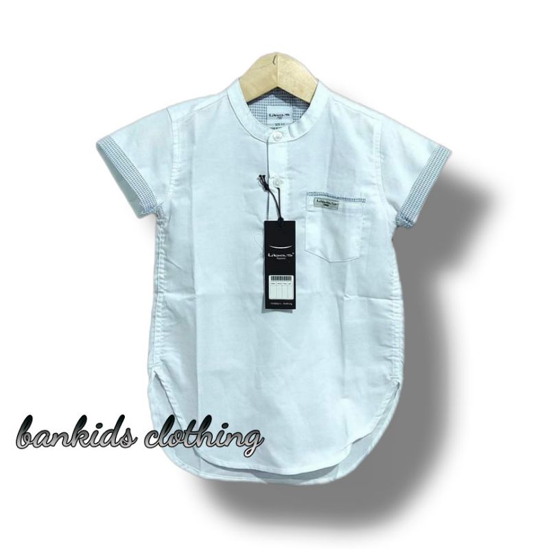 Baju anak laki laki model kurta lengan pendek by libas
