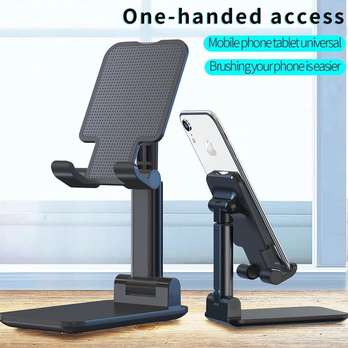 Holder Stand HP di Meja Tablet Hp Lipat Tempat Dudukan HP Universal