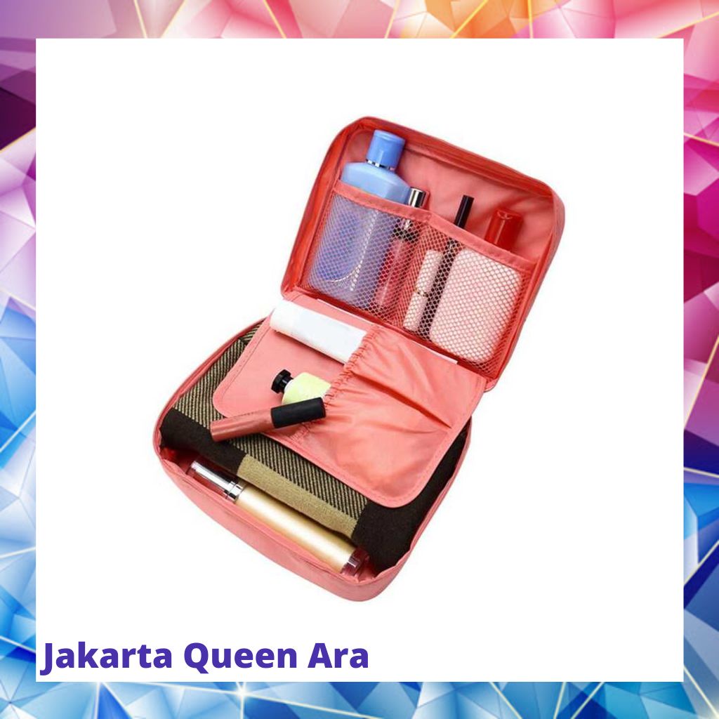 Cassiey Tas Travel Bag in Bag Organizer untuk Kosmetik Sabun - XZ-801