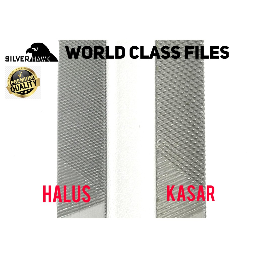 Silver Hawk Kikir Square 6&quot; Kasar Kikir Kotak 6 inchi Square Bastard Files