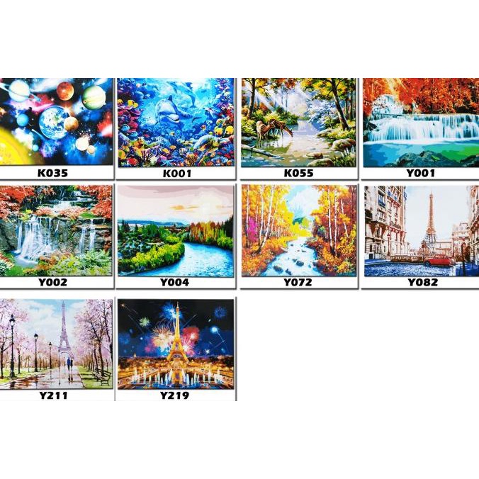 

Promo 40X50Cm Paint By Number Painting By Numbers Diy Lukisan Acrilyc