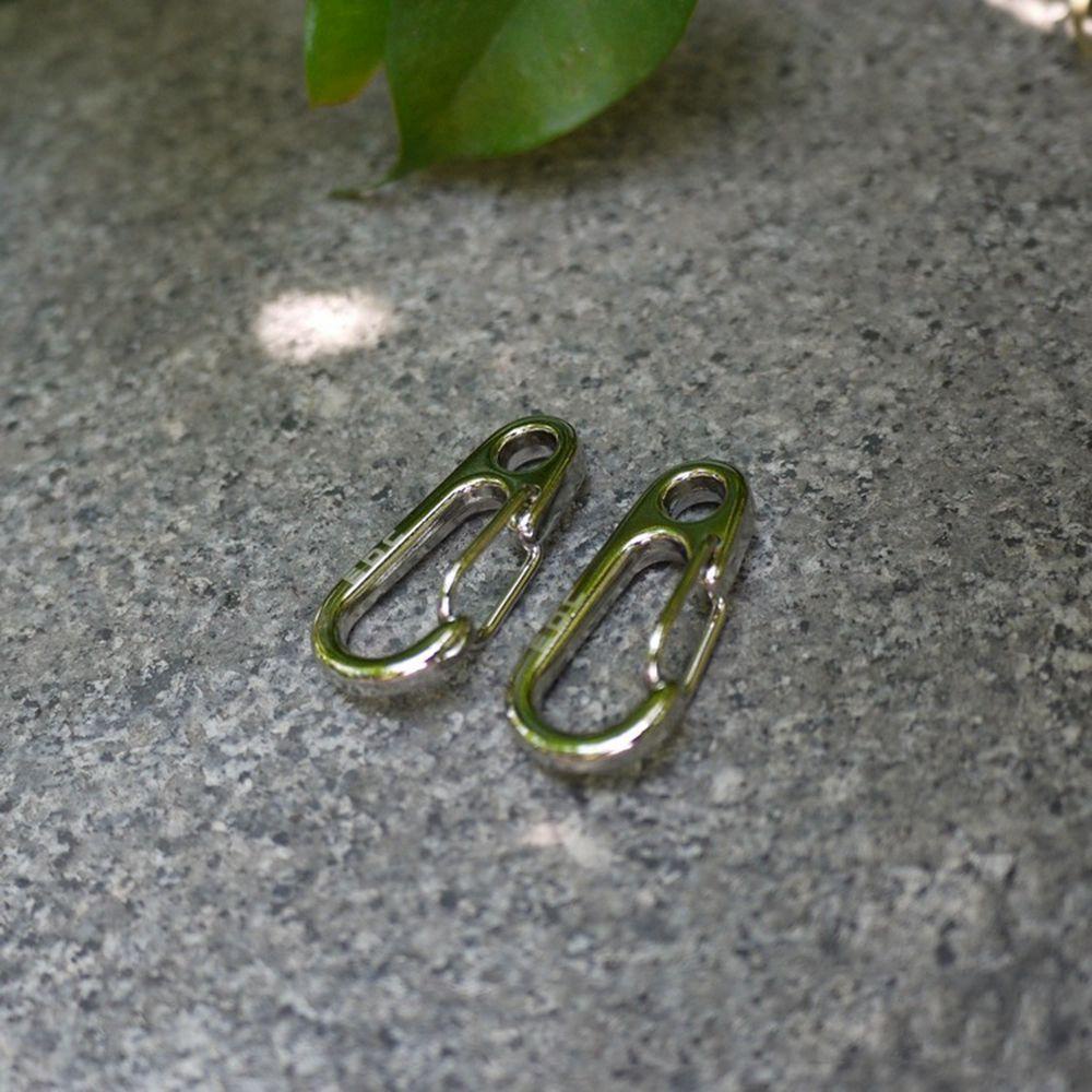 Nanas 2/4pcs D Carabiner MIni Aluminium Alloy Kait Luar Ruangan Safety Travel Tools Camping Keyring