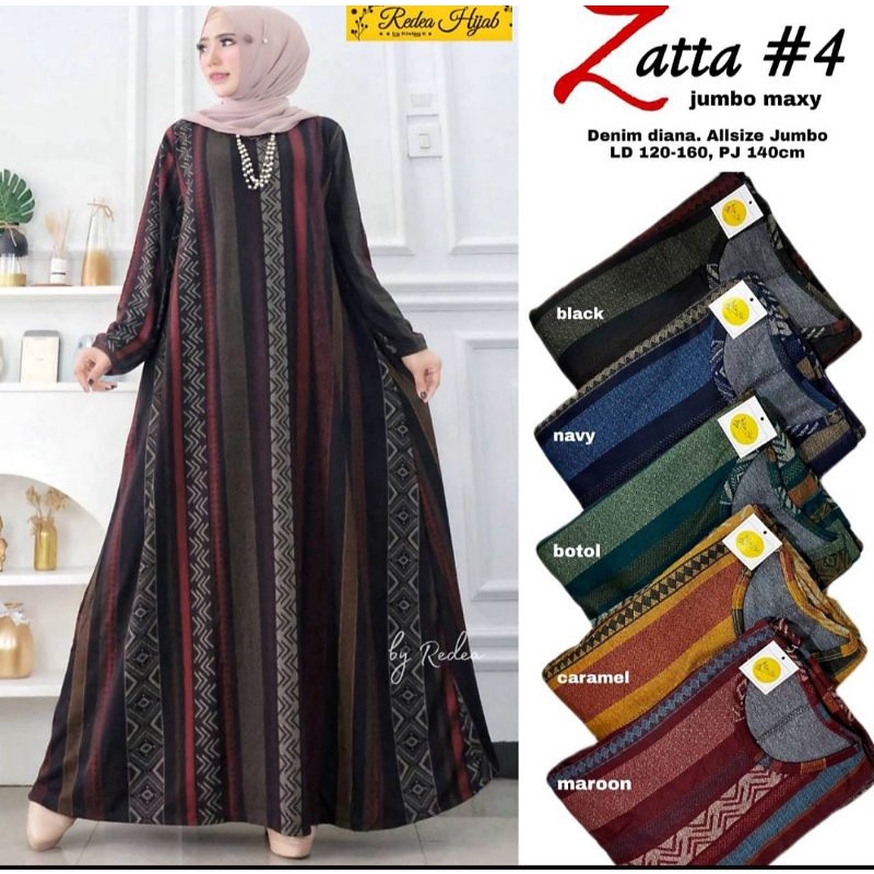 Gamis Diana Denim//Zatta Redea