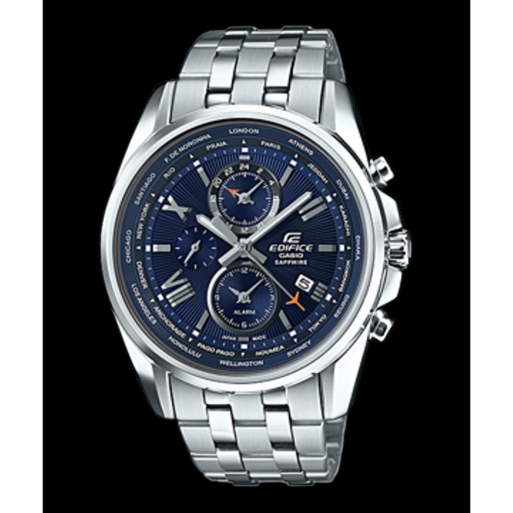 Jam Tangan Casio Edifice Original Pria EFB 301JD 2A Edifice Sapphire Crystal Original Japan