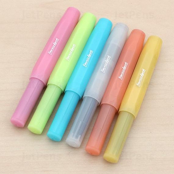 

Kaweco Sport Fountain Pen Frosted not Lamy Parker Faber - Fine Lime, F