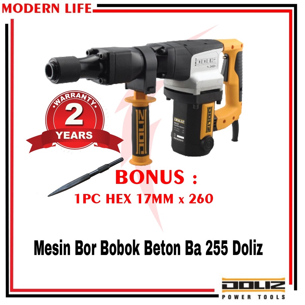 BOR BOBOK Demolition Hammer Drill DOLIZ BA 255