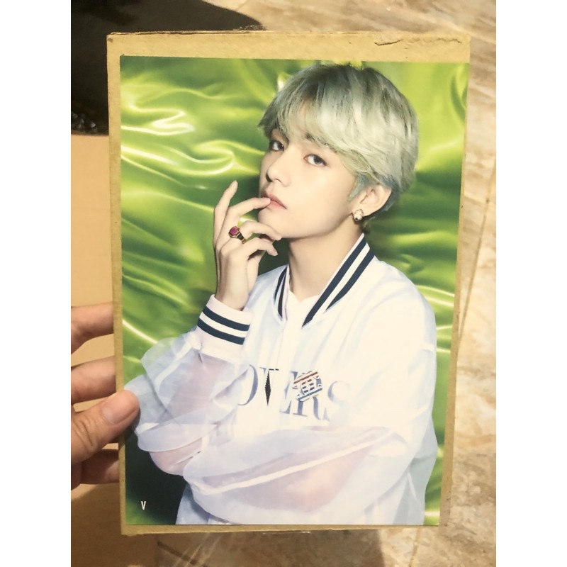 BTS PHOTOCARD FLYER LIGHTS JAPAN CHANGING JACKET TAEHYUNG V