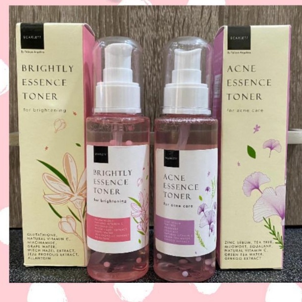 Scarlett Brightening Essence Toner / Scarlett Acne Essence Toner / Toner Scarlett / Scarlett Toner