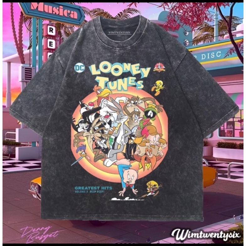 kaos oversize washed