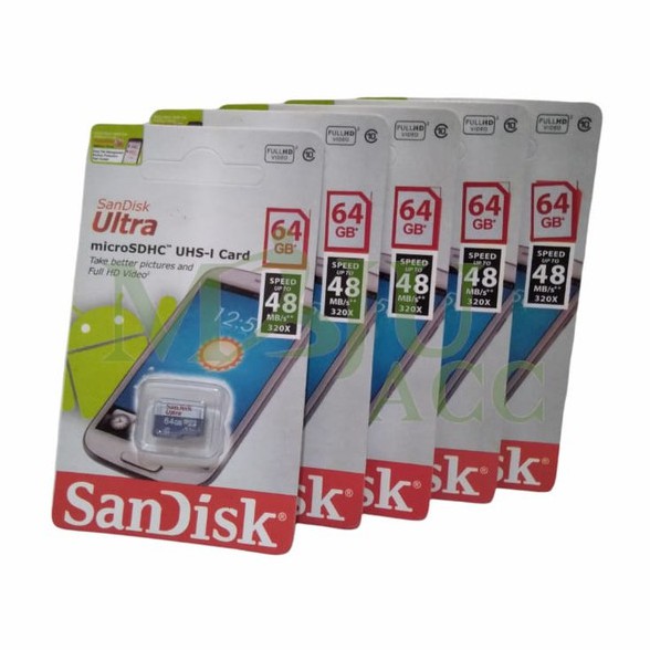 MEMORY CARD SANDISK//MMC SANDISK 2.4.8.16.32.64 128GB MURAH