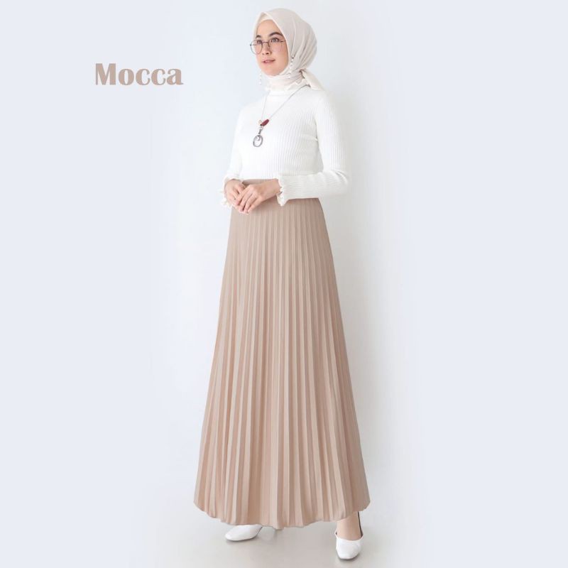 ROK PLISKET KLOK PREMIUM / ROK PLISKET PREMIUM / ROK PANJANG PEREMPUAN / ROK PEREMPUAN PREMIUM